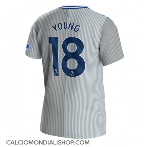 Maglie da calcio Everton Ashley Young #18 Terza Maglia 2023-24 Manica Corta